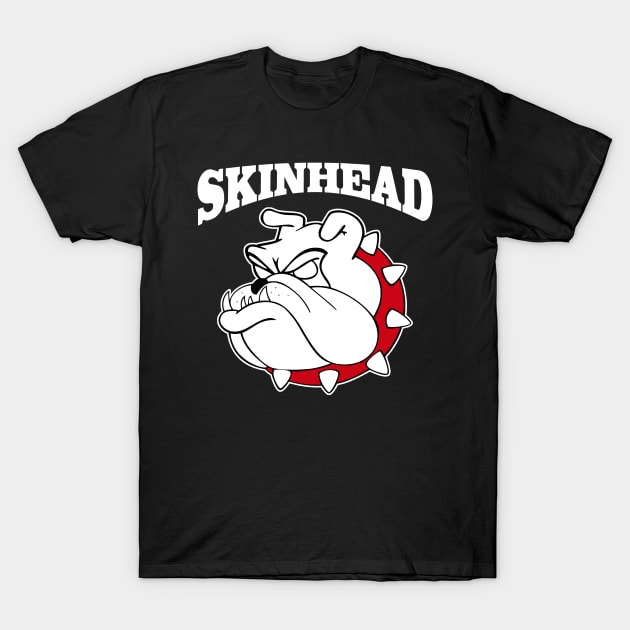 Skinhead bulldog icon T-Shirt by Aprilskies